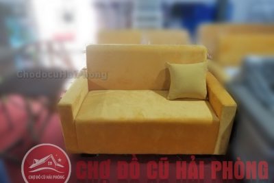 Sofa đơn màu vàng